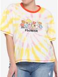 BT21 Flower Tie-Dye Girls T-Shirt Plus Size, MULTI, hi-res