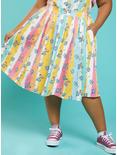 Disney Lilo & Stitch Ice Cream Stripe Retro Skirt Plus Size, MULTI, hi-res