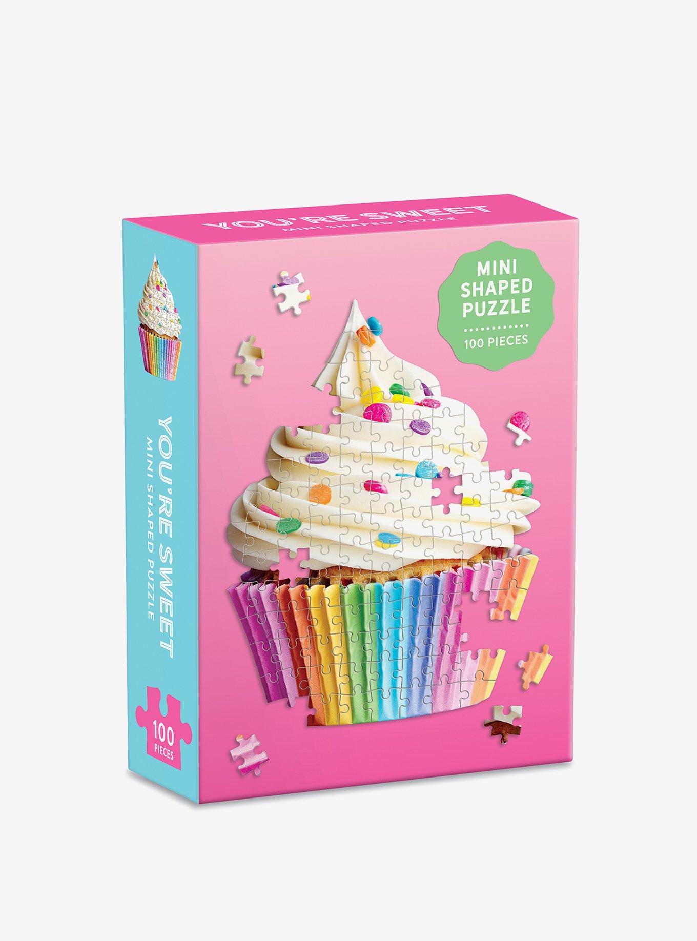 Rainbow Cupcake Mini Puzzle, , hi-res