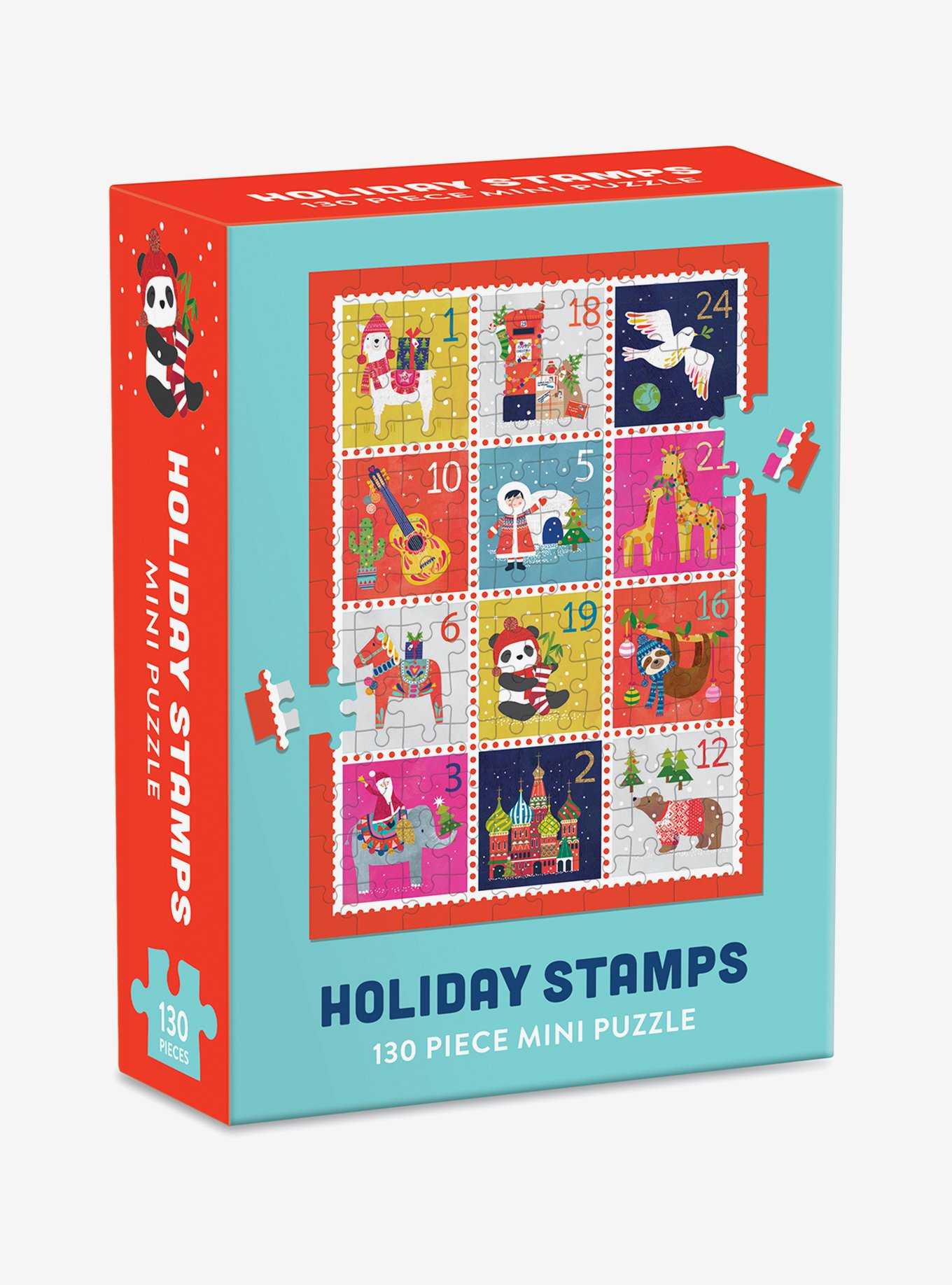 Holiday Stamps Mini Puzzle, , hi-res