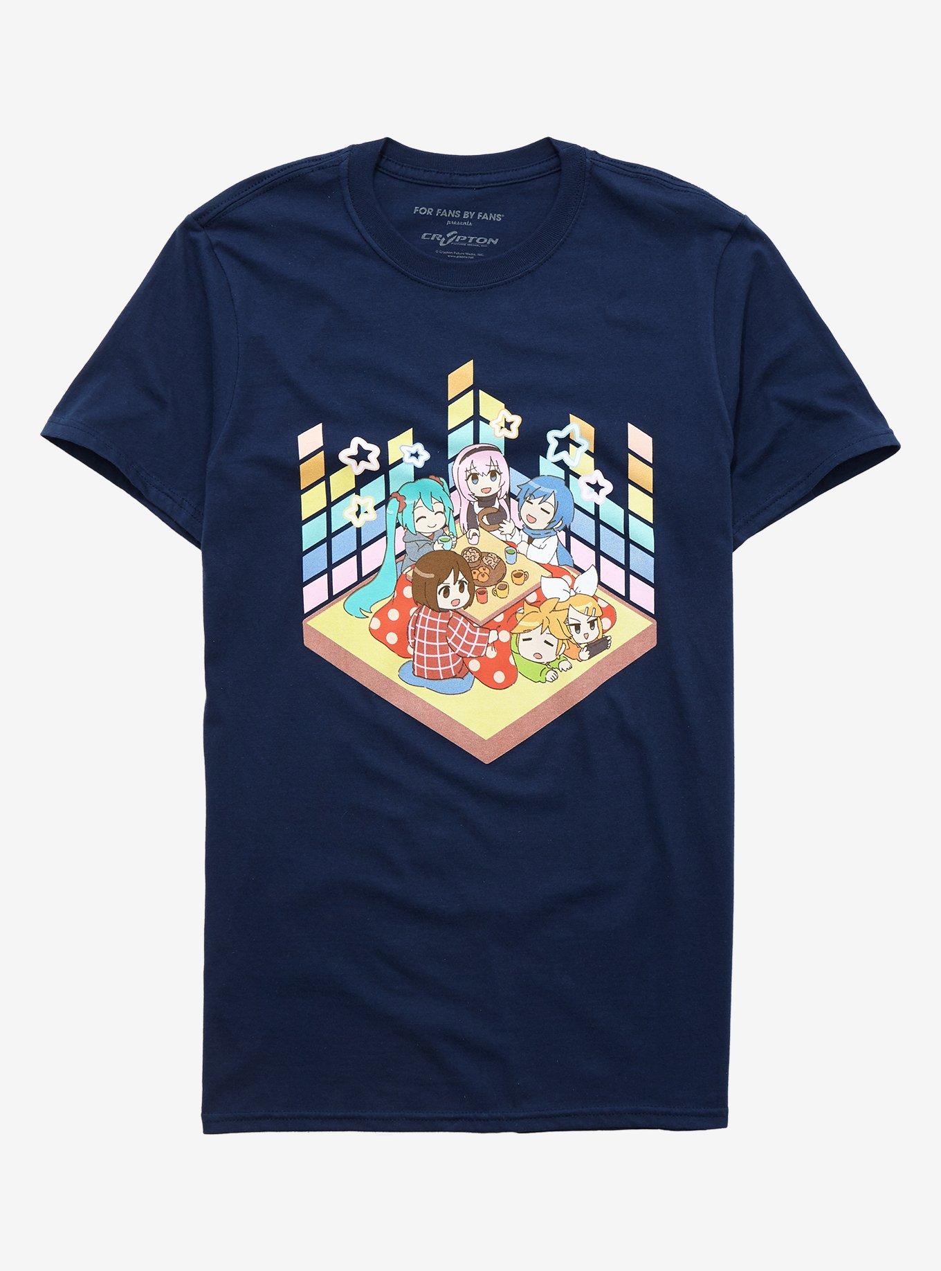 Hatsune Miku Slice Of Life T-Shirt, NAVY, hi-res