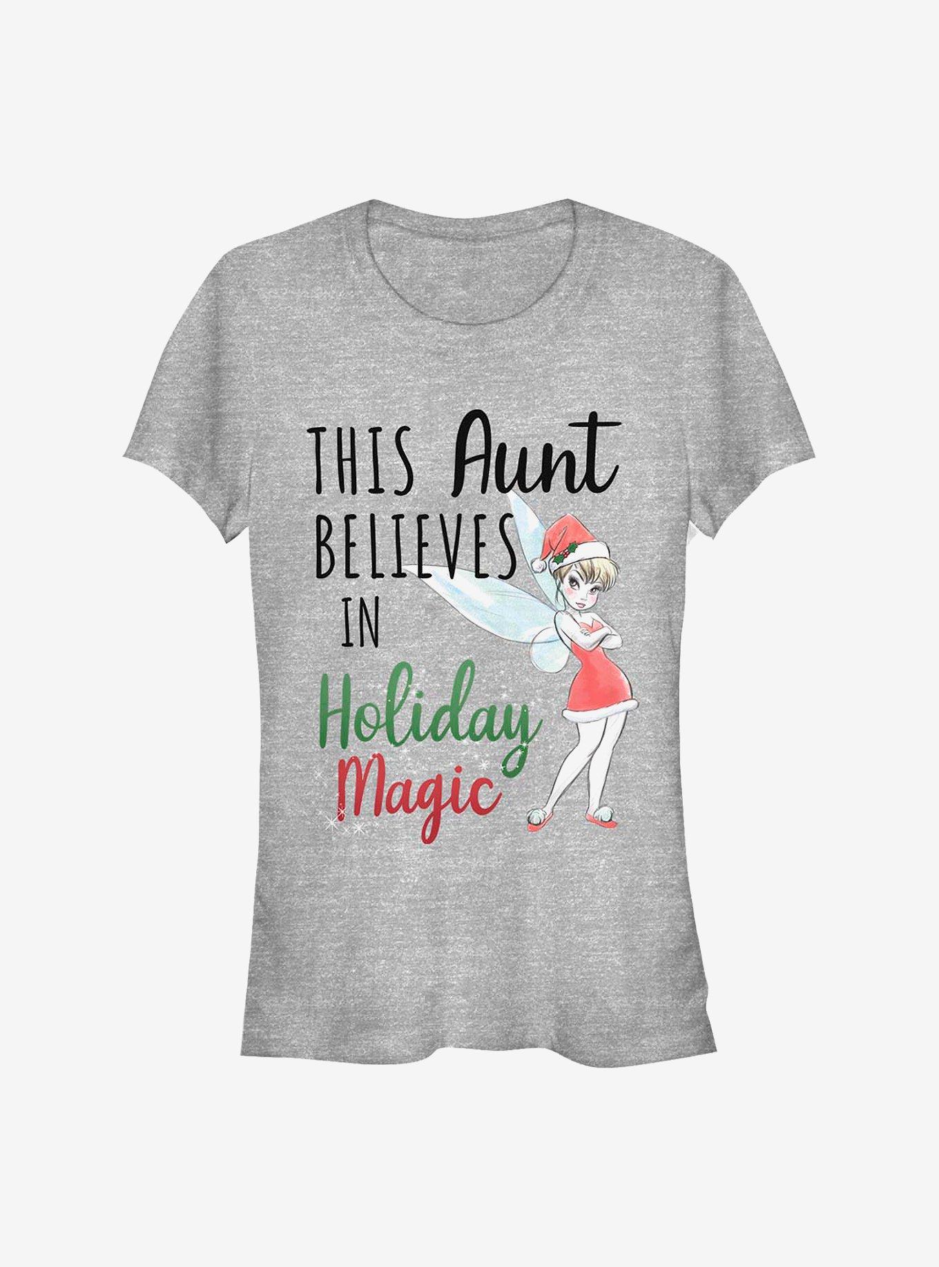 Disney Tinker Bell Holiday Magic Aunt Girls T-Shirt, ATH HTR, hi-res