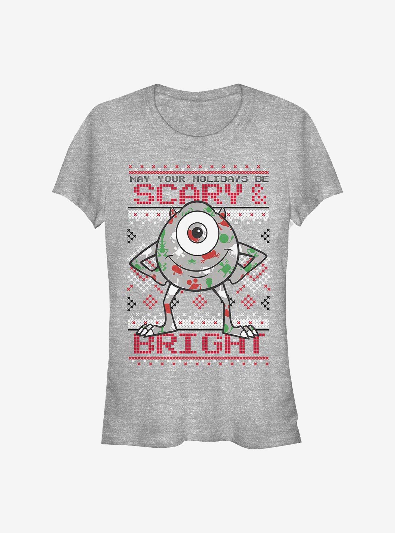 Disney Pixar Monsters University Scary Holiday Girls T-Shirt, ATH HTR, hi-res