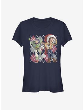 Disney Pixar Toy Story Argyle Christmas Girls T-Shirt, , hi-res