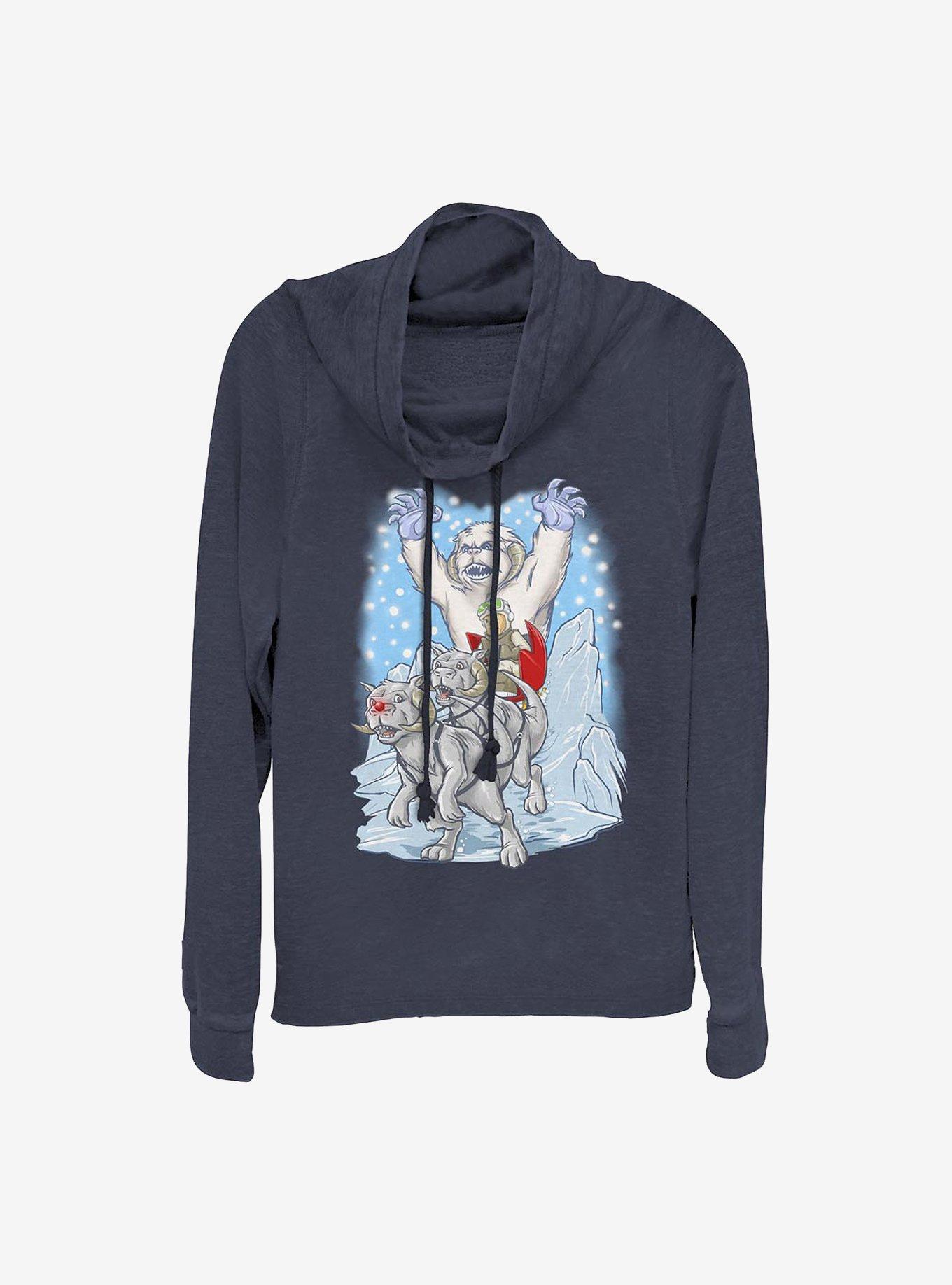 Star Wars Holiday Luke Cowlneck Long-Sleeve Girls Top, , hi-res