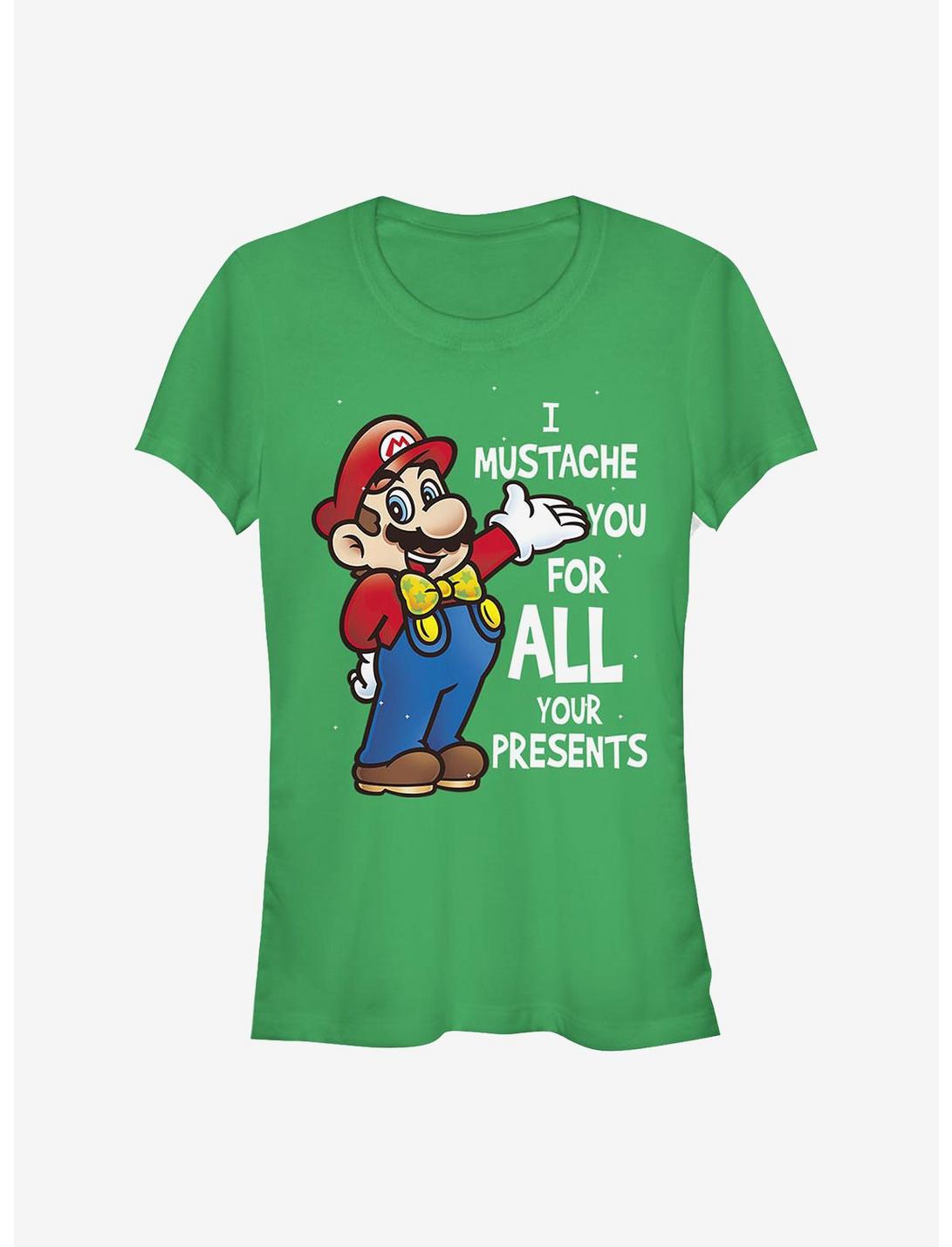 Nintendo Mario All Your Presents Presents Girls T-Shirt, KELLY, hi-res