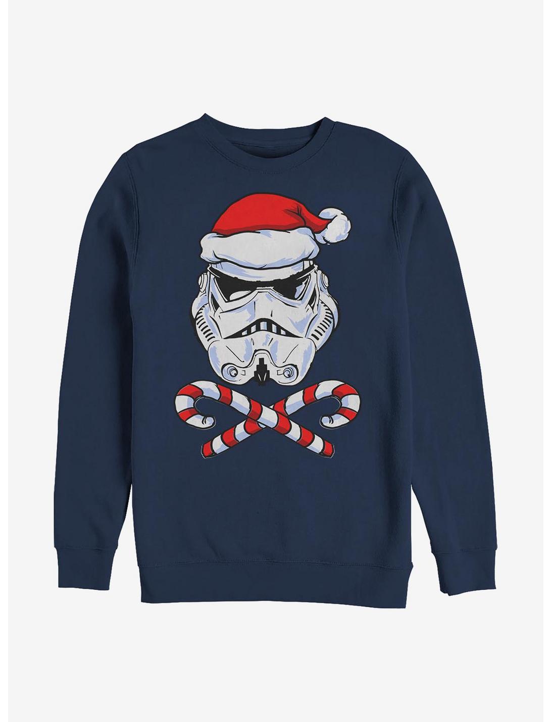 Star Wars Santa Trooper Crew Sweatshirt, NAVY, hi-res