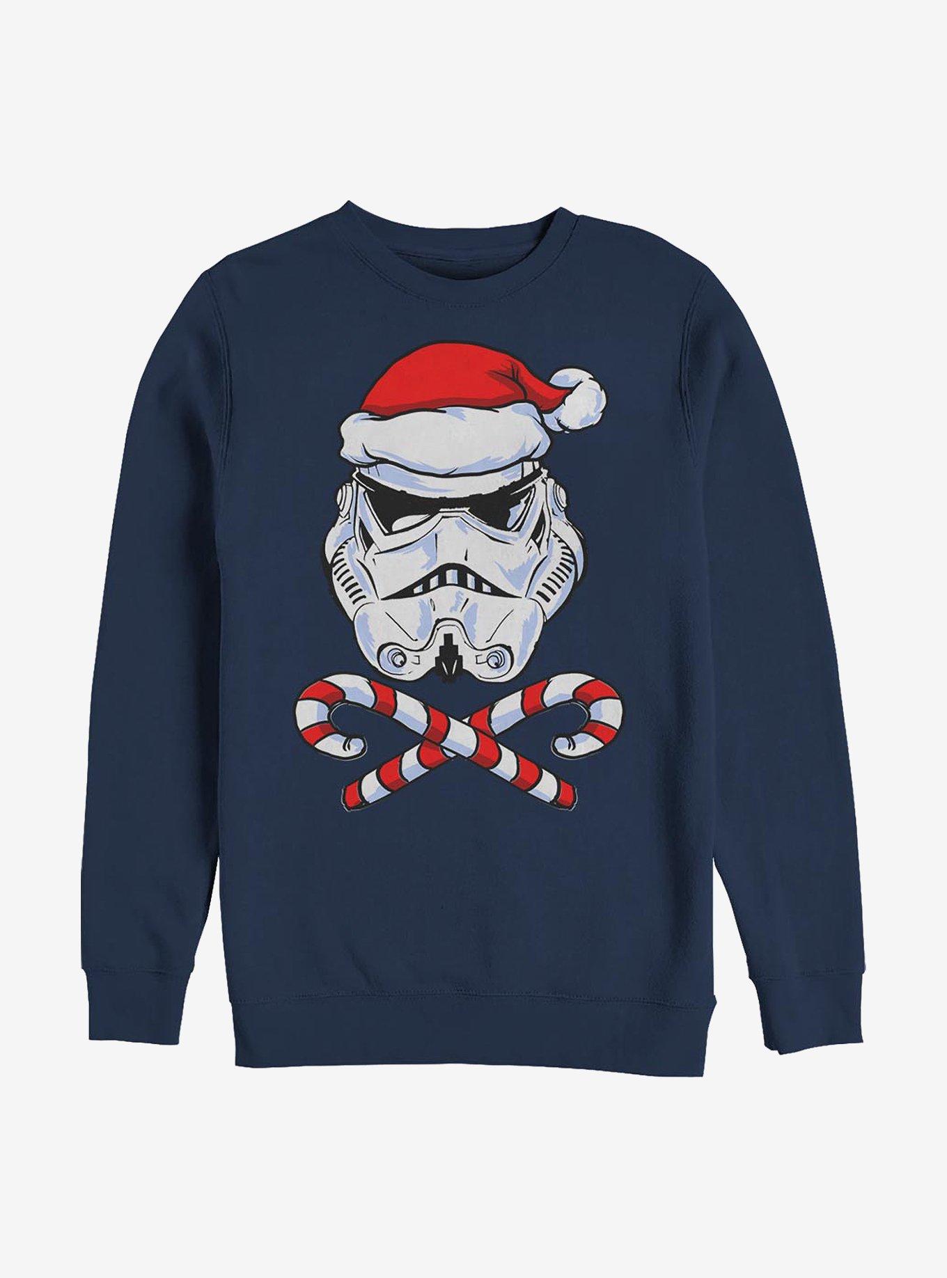 Star Wars Santa Trooper Crew Sweatshirt, NAVY, hi-res