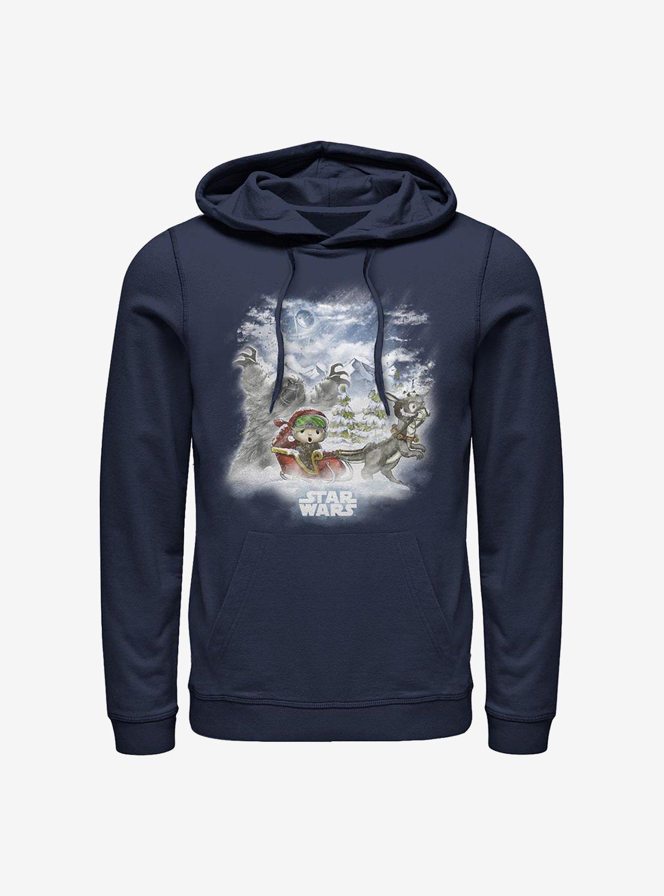 Star Wars Lukes Holiday Story Hoodie, NAVY, hi-res