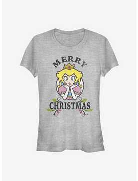 Nintendo Mario Princess Peach Holiday Girls T-Shirt, , hi-res