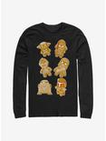 Star Wars Group Gingerbread Cookies Long-Sleeve T-Shirt, BLACK, hi-res