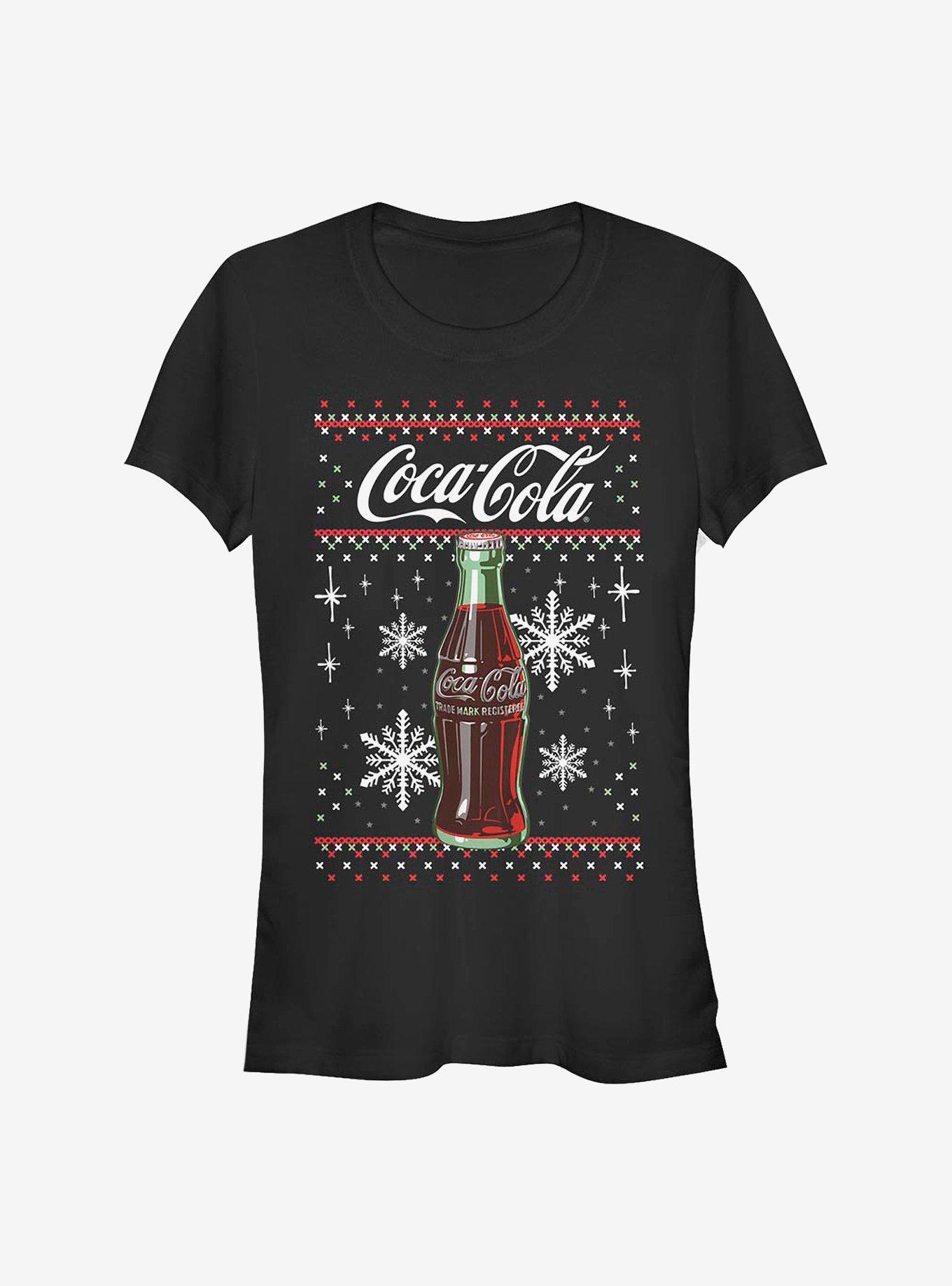 Coke Bottle Snowflakes Girls T-Shirt