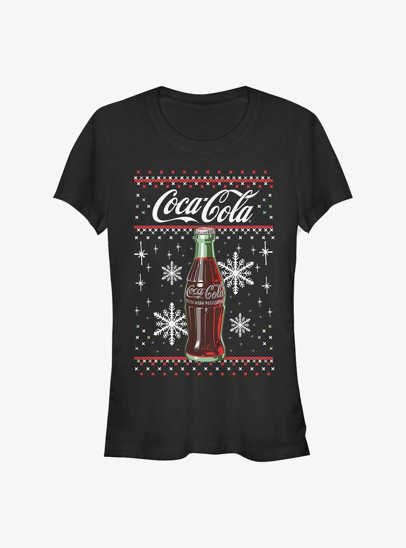 Coke Bottle Snowflakes Girls T-Shirt, , hi-res