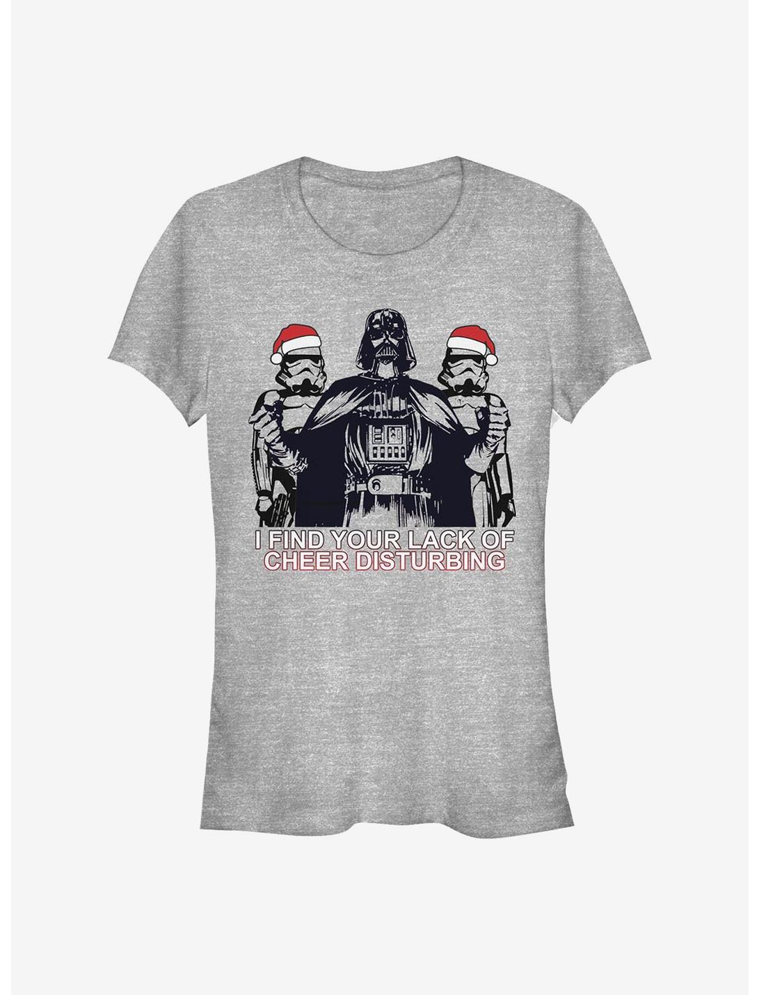 Star Wars Lack Of Cheer Is Disturbing Girls T-Shirt, ATH HTR, hi-res