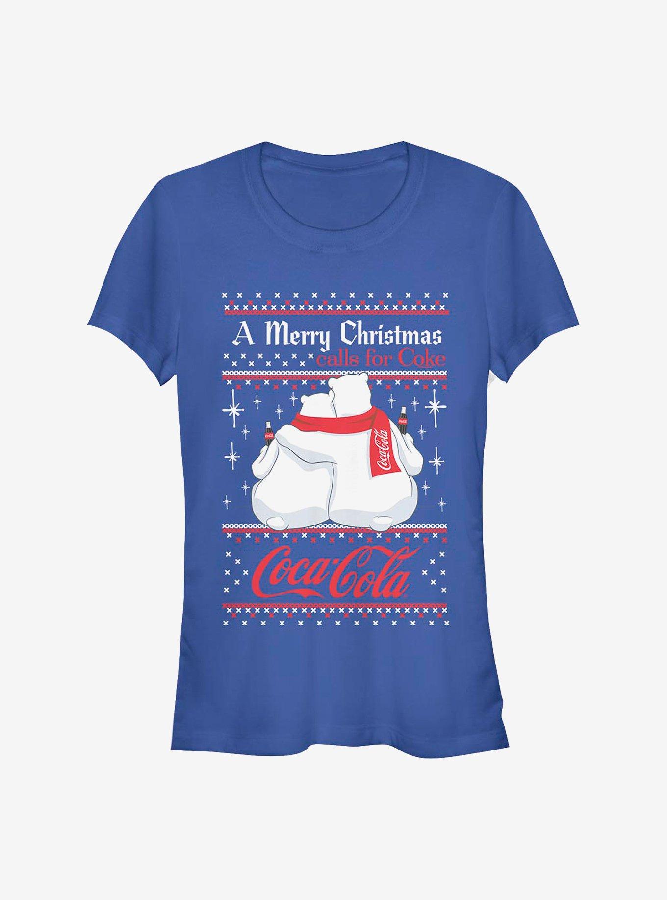 Coke Calls For A Coke Girls T-Shirt, ROYAL, hi-res