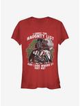Star Wars Naughty Vader Girls T-Shirt, RED, hi-res