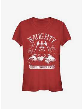 Star Wars Naughty Until Nice Girls T-Shirt, , hi-res