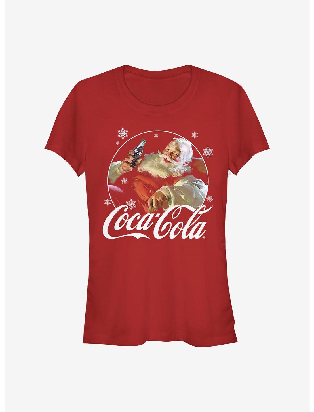 Coke Coca-Cola Santa Girls T-Shirt, , hi-res