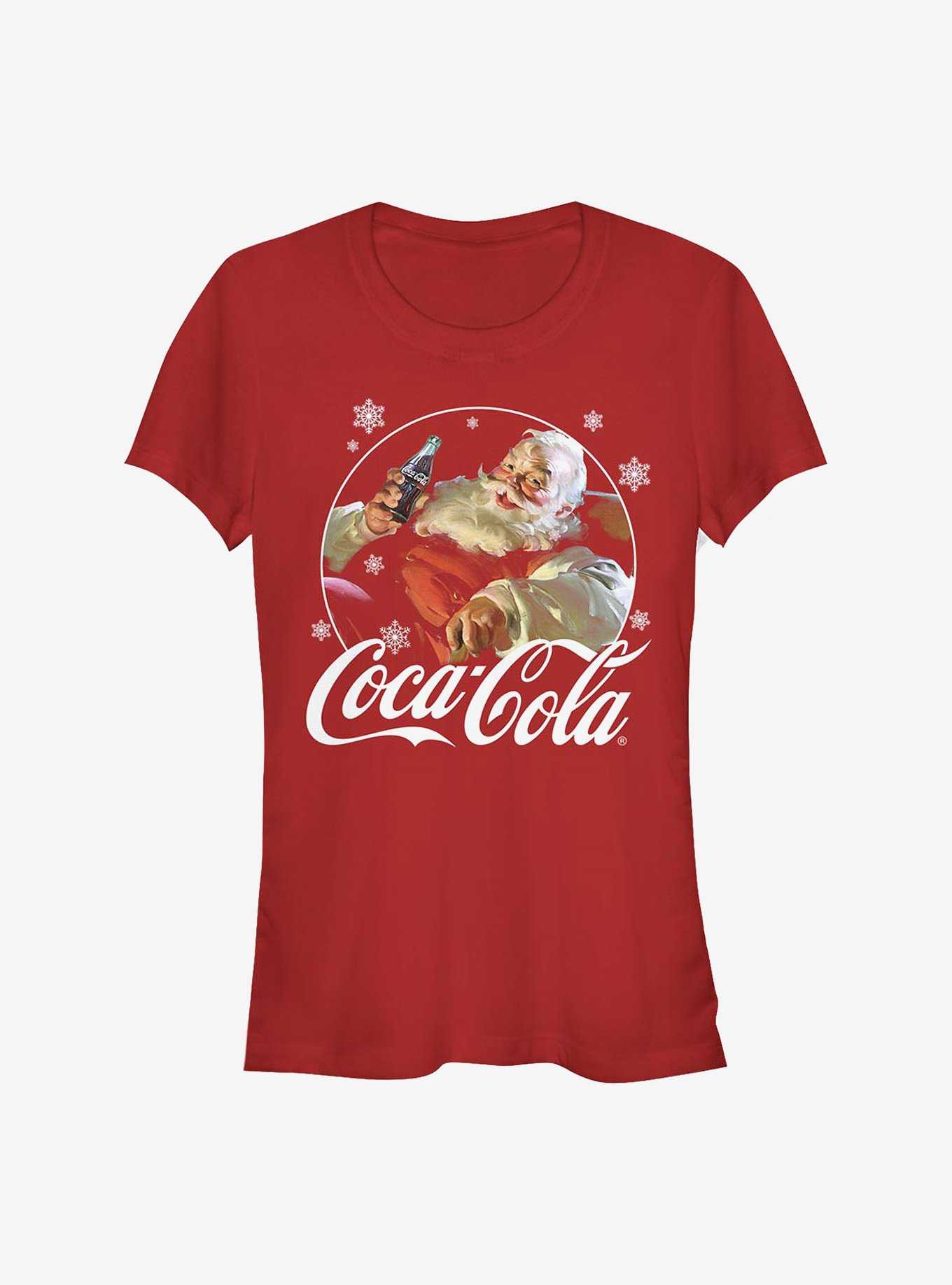 Coke Coca-Cola Santa Girls T-Shirt, , hi-res