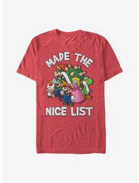 Nintendo Mario Nice List T-Shirt, , hi-res