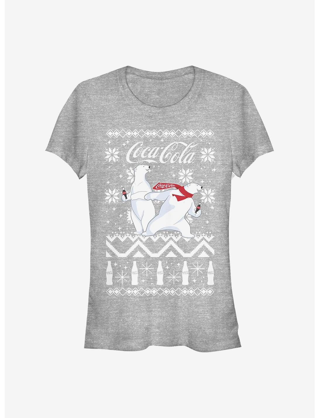 Coke Holiday Bears Girls T-Shirt, ATH HTR, hi-res