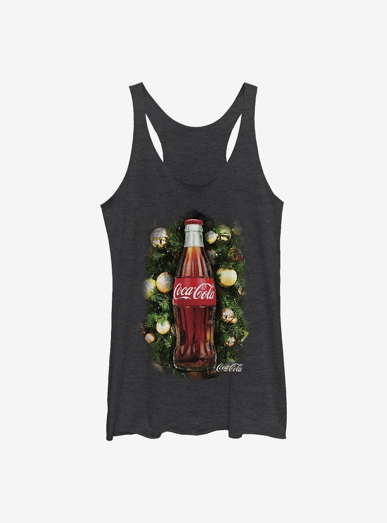 Coke Christmas Blessings Girls Tank, BLK HTR, hi-res