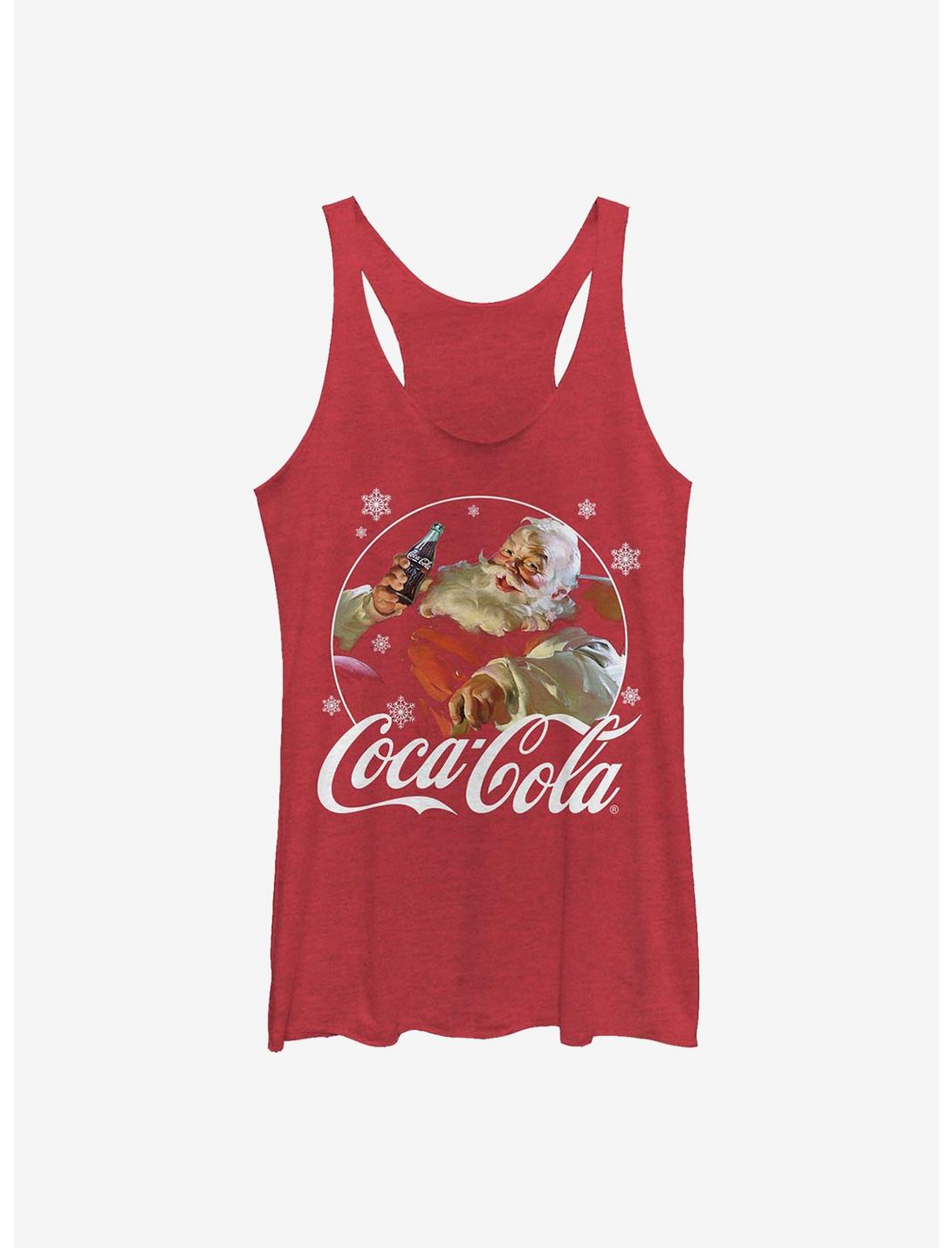 Coke Coca-Cola Santa Girls Tank, RED HTR, hi-res