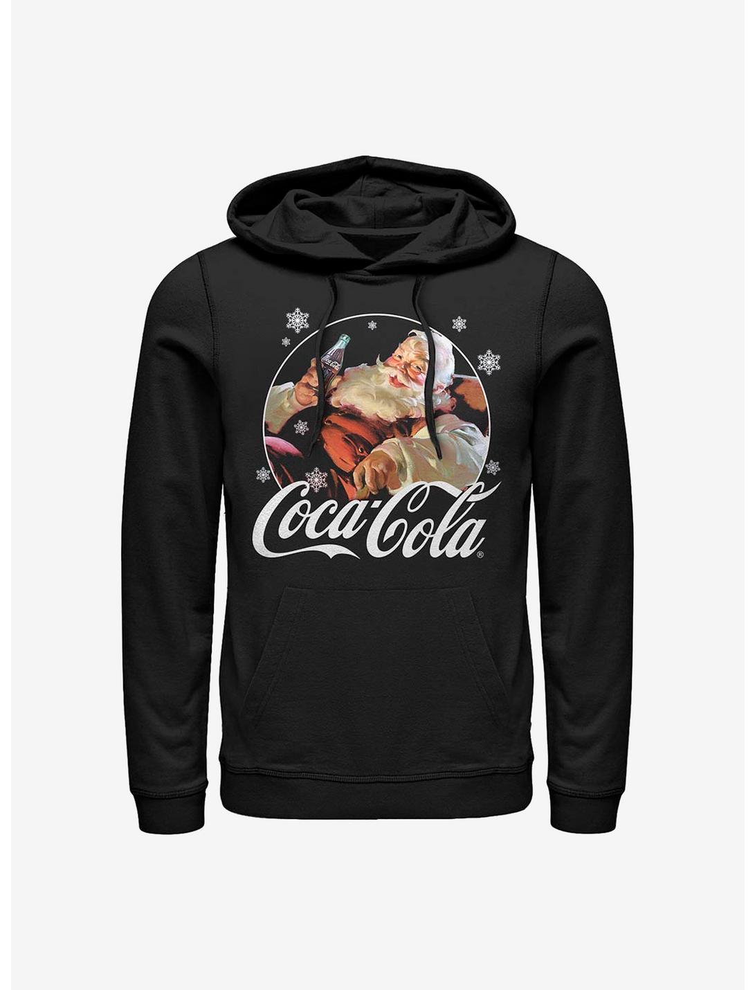 Coke Coca-Cola Santa Hoodie, BLACK, hi-res