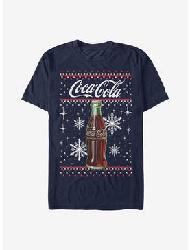 Coca-Cola Ugly Holiday Bottle Snowflakes T-Shirt, , hi-res