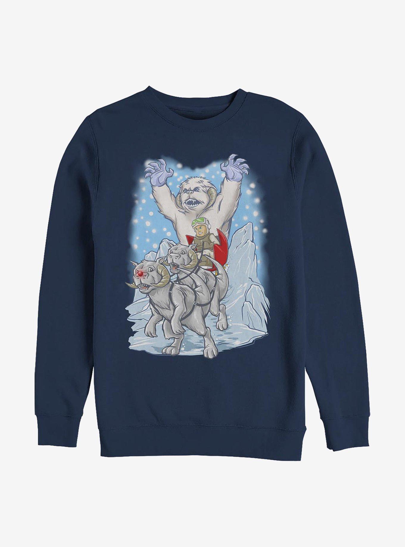 Star Wars Holiday Luke Crew Sweatshirt, NAVY, hi-res