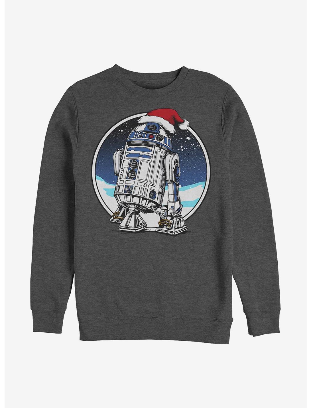Star Wars Holiday R2-D2 Crew Sweatshirt, CHAR HTR, hi-res