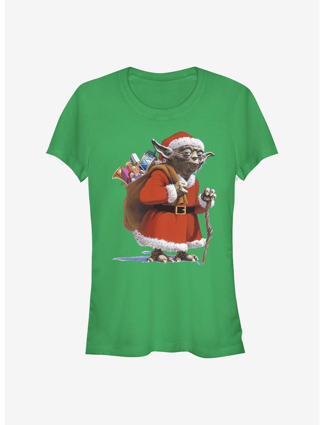 Star Wars Santa Yoda Girls T-Shirt, KELLY, hi-res