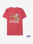 Coke Coca-Cola Santa T-Shirt, RED HTR, hi-res