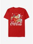 Coke Coca-Cola Santa T-Shirt, RED, hi-res