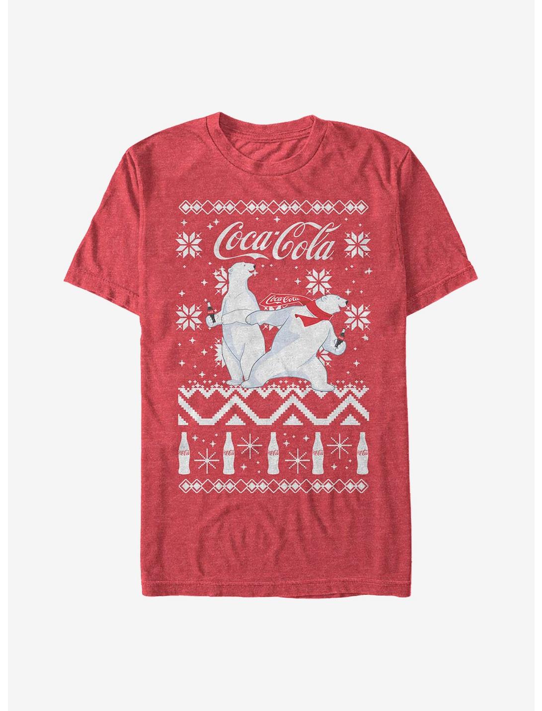 Coke Holiday Bears T-Shirt, RED HTR, hi-res