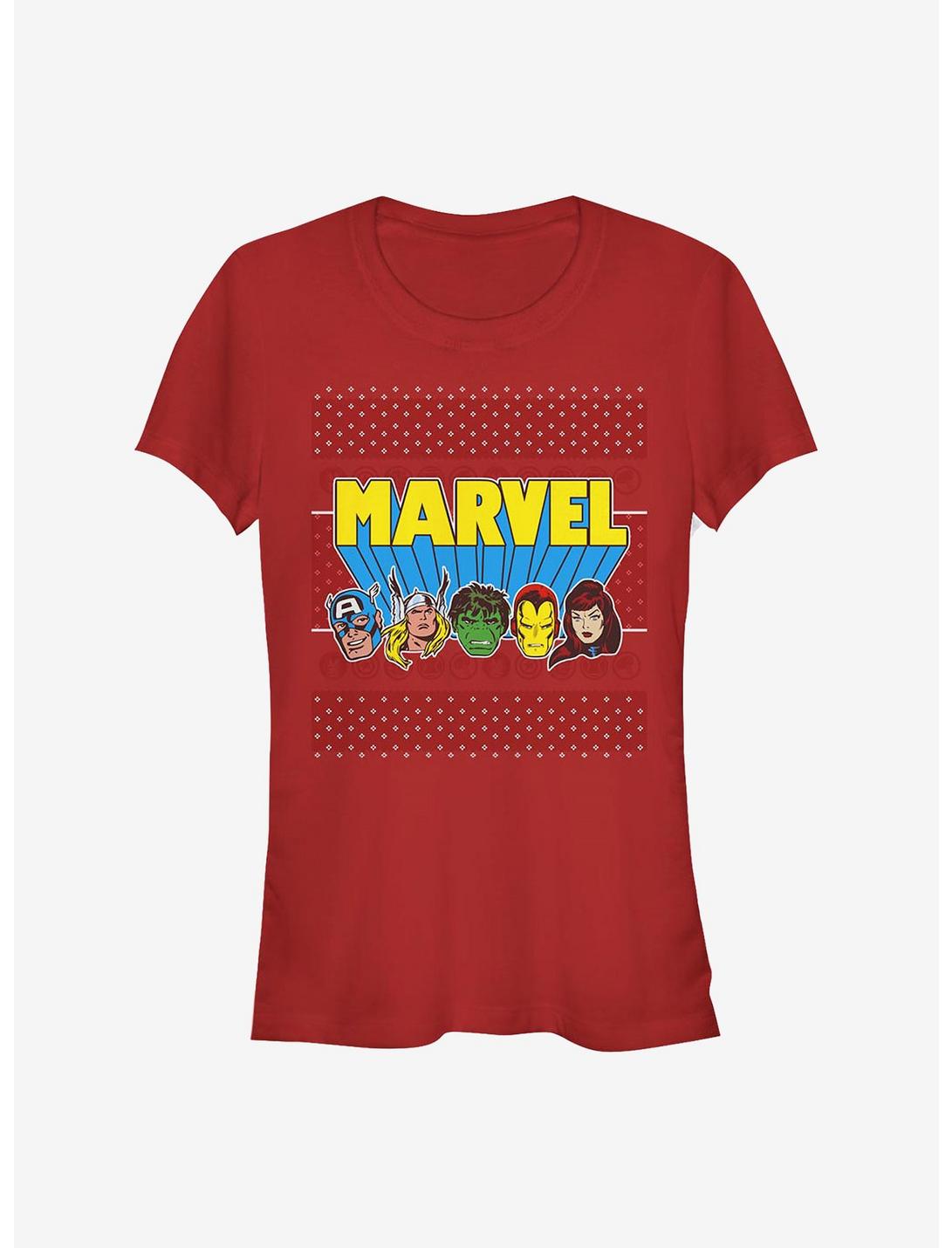 Disney Avengers Jolly Avengers Girls T-Shirt, RED, hi-res