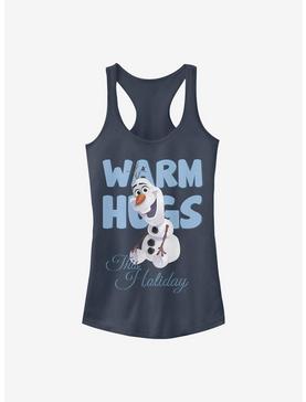 Disney Frozen Warm Hugs Holiday Girls Tank, INDIGO, hi-res