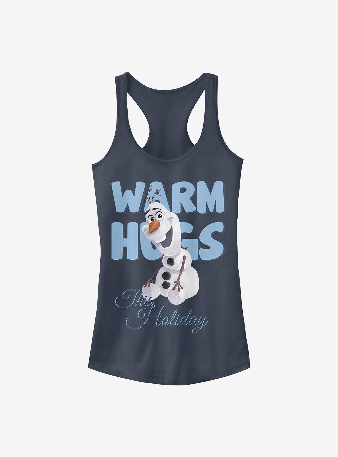 Disney Frozen Warm Hugs Holiday Girls Tank, INDIGO, hi-res