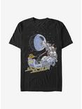 Star Wars Vader Sleigh T-Shirt, BLACK, hi-res