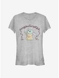 Star Wars The Mandalorian The Child Merry Force Be With You Lights Girls T-Shirt, ATH HTR, hi-res