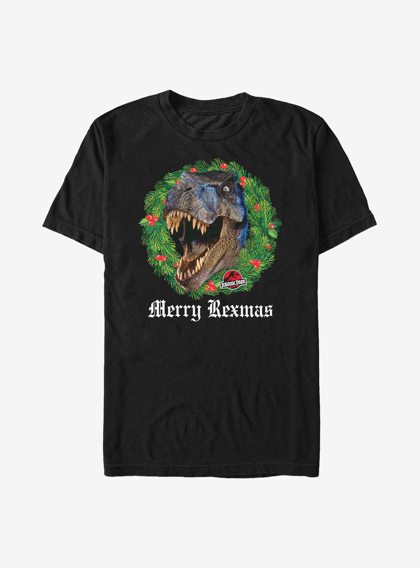 Jurassic Park Rexmas T-Shirt, BLACK, hi-res