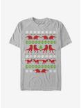 Jurassic Park Ugly Holiday T-Shirt, SILVER, hi-res