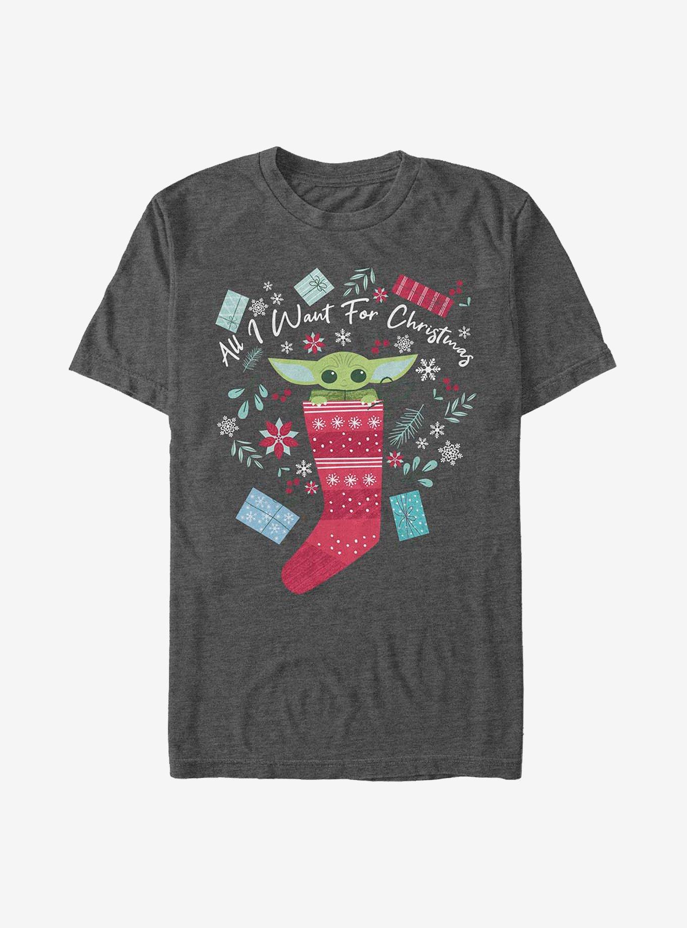 Star Wars The Mandalorian The Child All I Want For Christmas T-Shirt, , hi-res