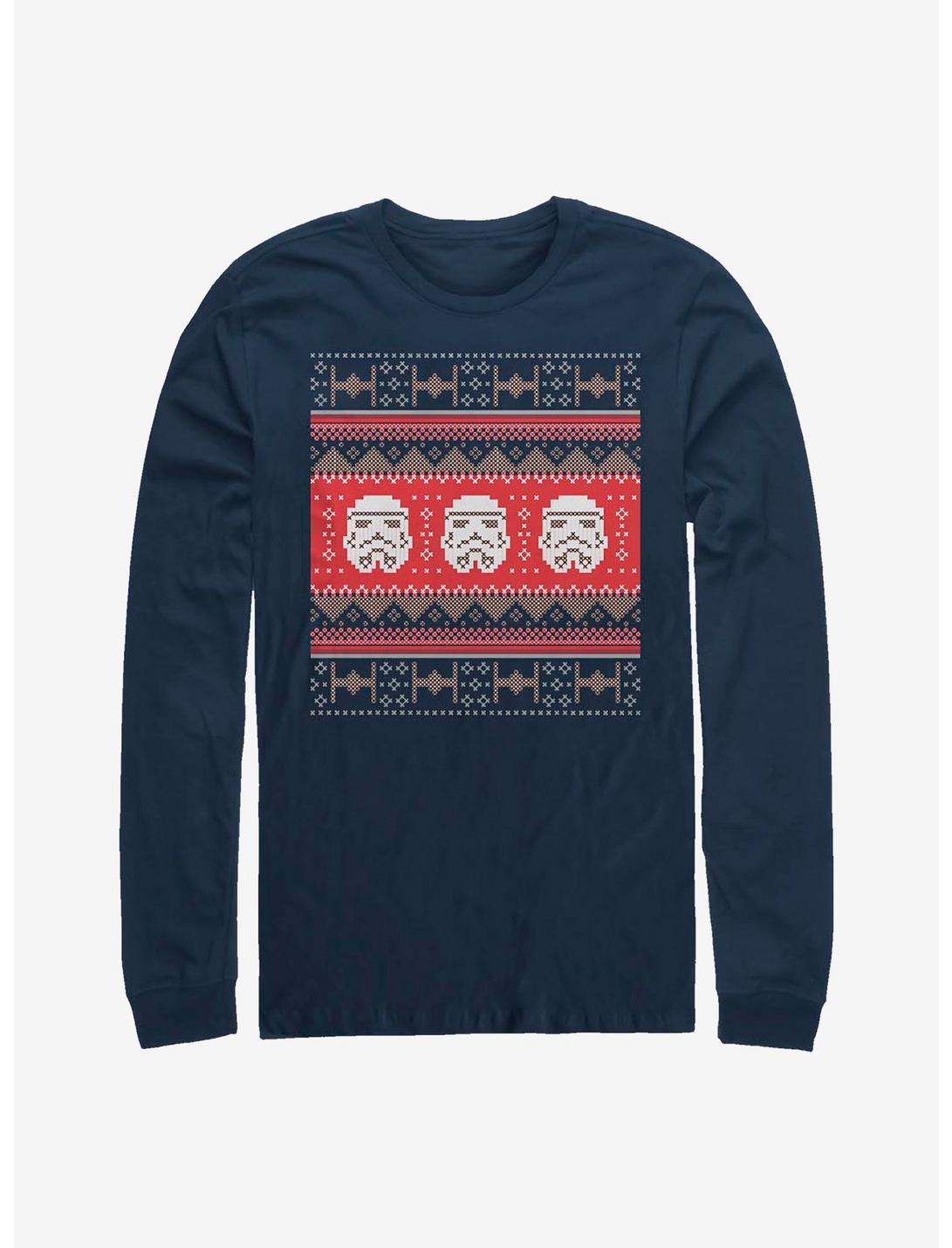 Star Wars Trooper Stitches Long-Sleeve T-Shirt, NAVY, hi-res