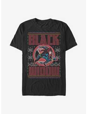 Marvel Black Widow Ugly Holiday T-Shirt, , hi-res