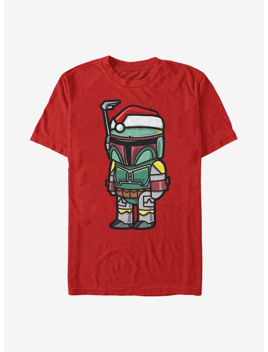 Star Wars Boba Santa T-Shirt, RED, hi-res