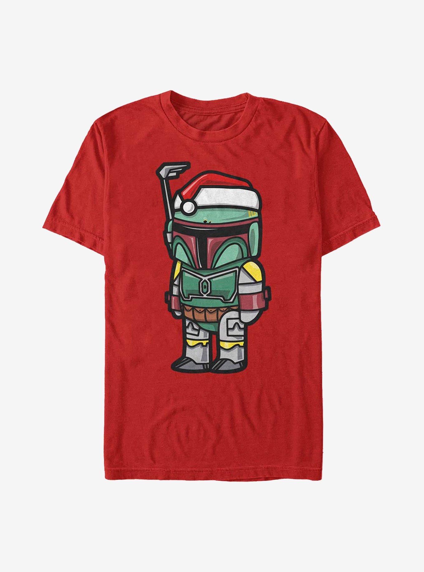 Star Wars Boba Santa T-Shirt, RED, hi-res