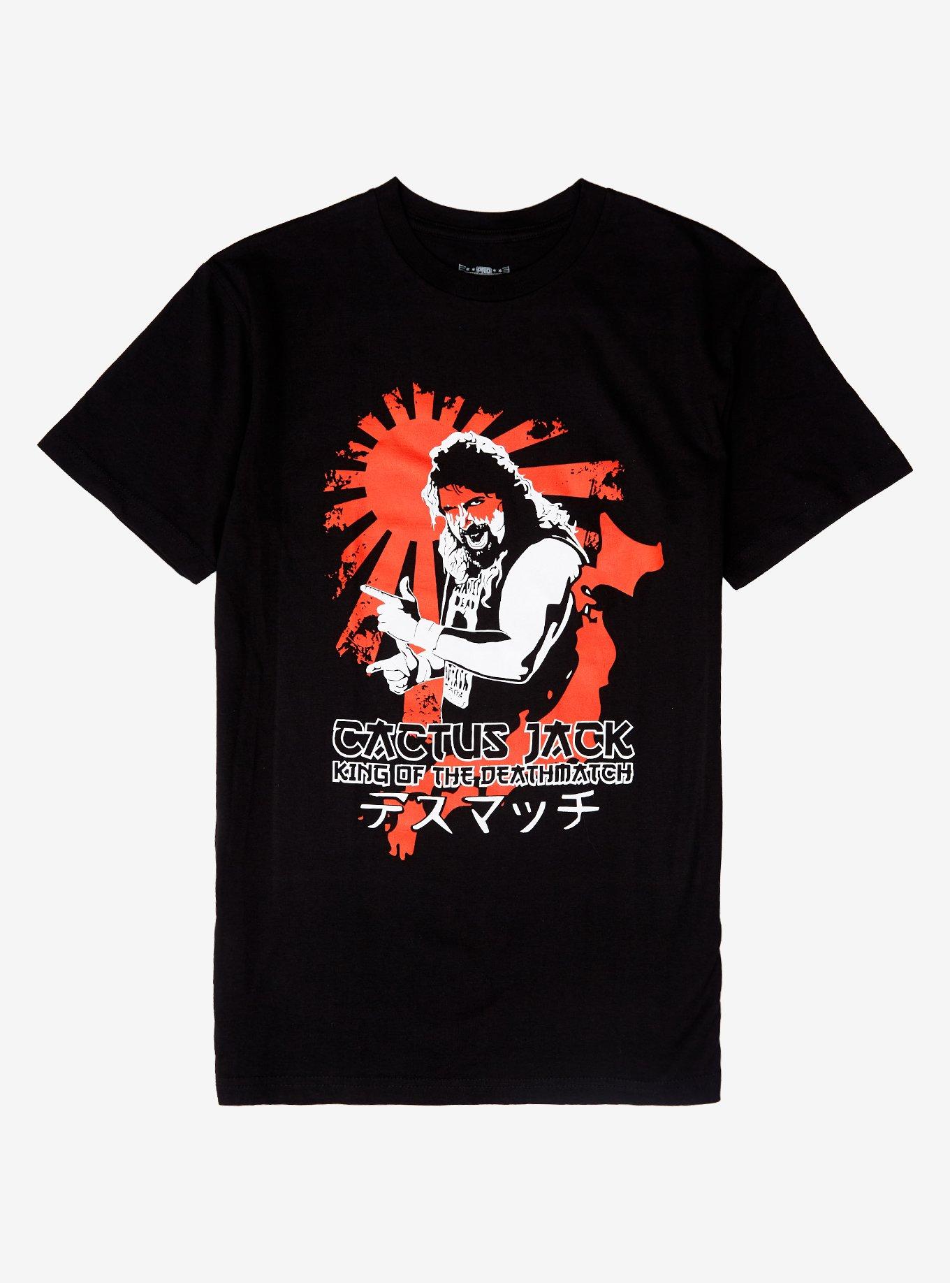 Pro-Wrestling Cactus Jack T-Shirt, BLACK, hi-res