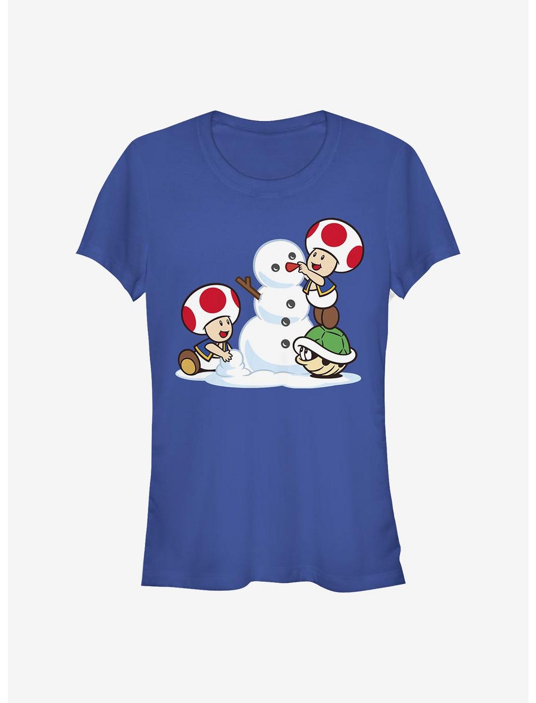 Nintendo Mario Frosty Toad Girls T-Shirt, ROYAL, hi-res