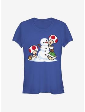 Nintendo Mario Frosty Toad Girls T-Shirt, ROYAL, hi-res